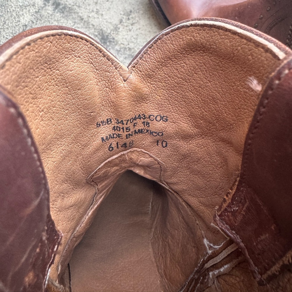 Frye Brown Studded Ankle Boots - Picture 5 of 6